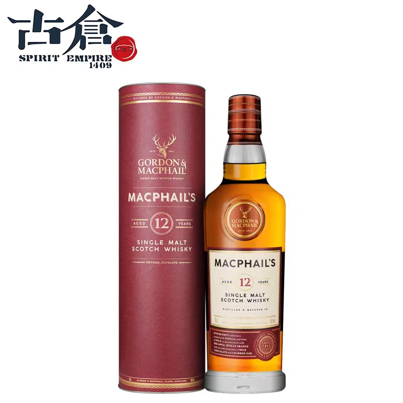 Macphail麦克菲尔12年 苏格兰单一麦芽威士忌